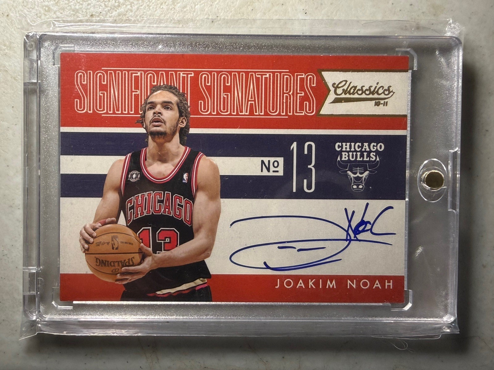 2010-11 Panini Classics 19 Joakim Noah Significant Signatures /99 Chicago Bulls 