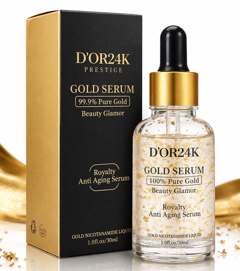 D'OR24K Prestige 99.9% Pure Gold Anti-Aging Serum 1.0 fl oz-Sealed Just In
