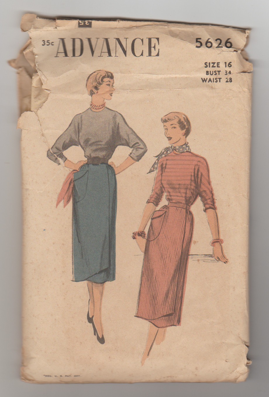 Vintage Sewing Patterns from 1944-1961 - UPICK - Simplicity, Advance, New York