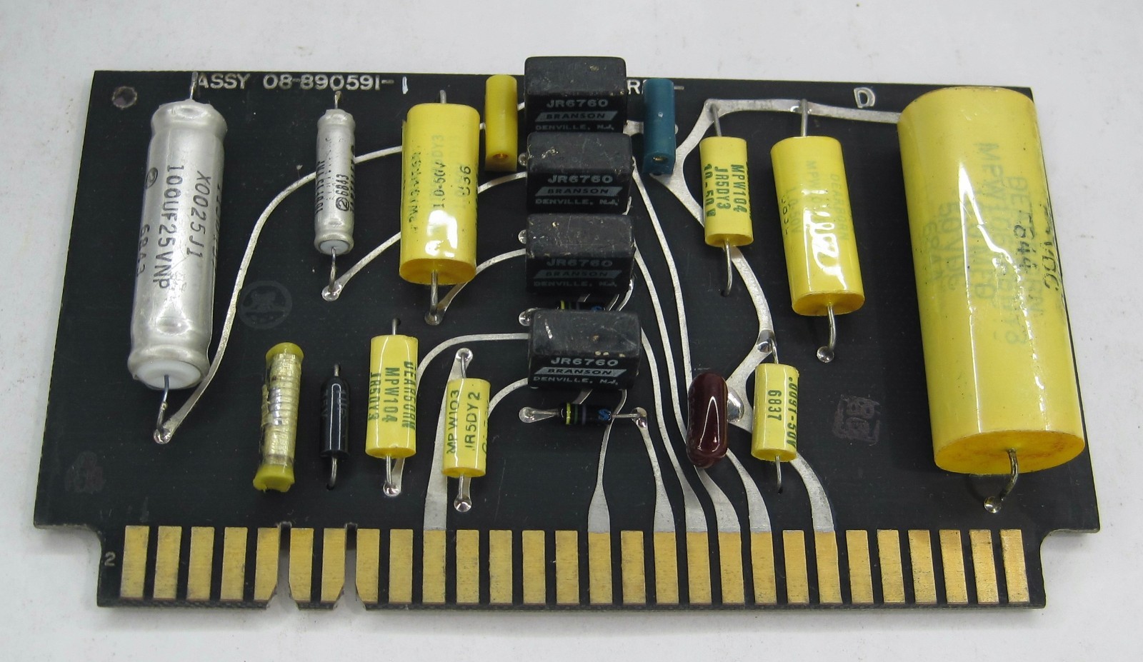 Vintage Industrial Surplus Electronics Power Supply Board Assy 08-890591-1