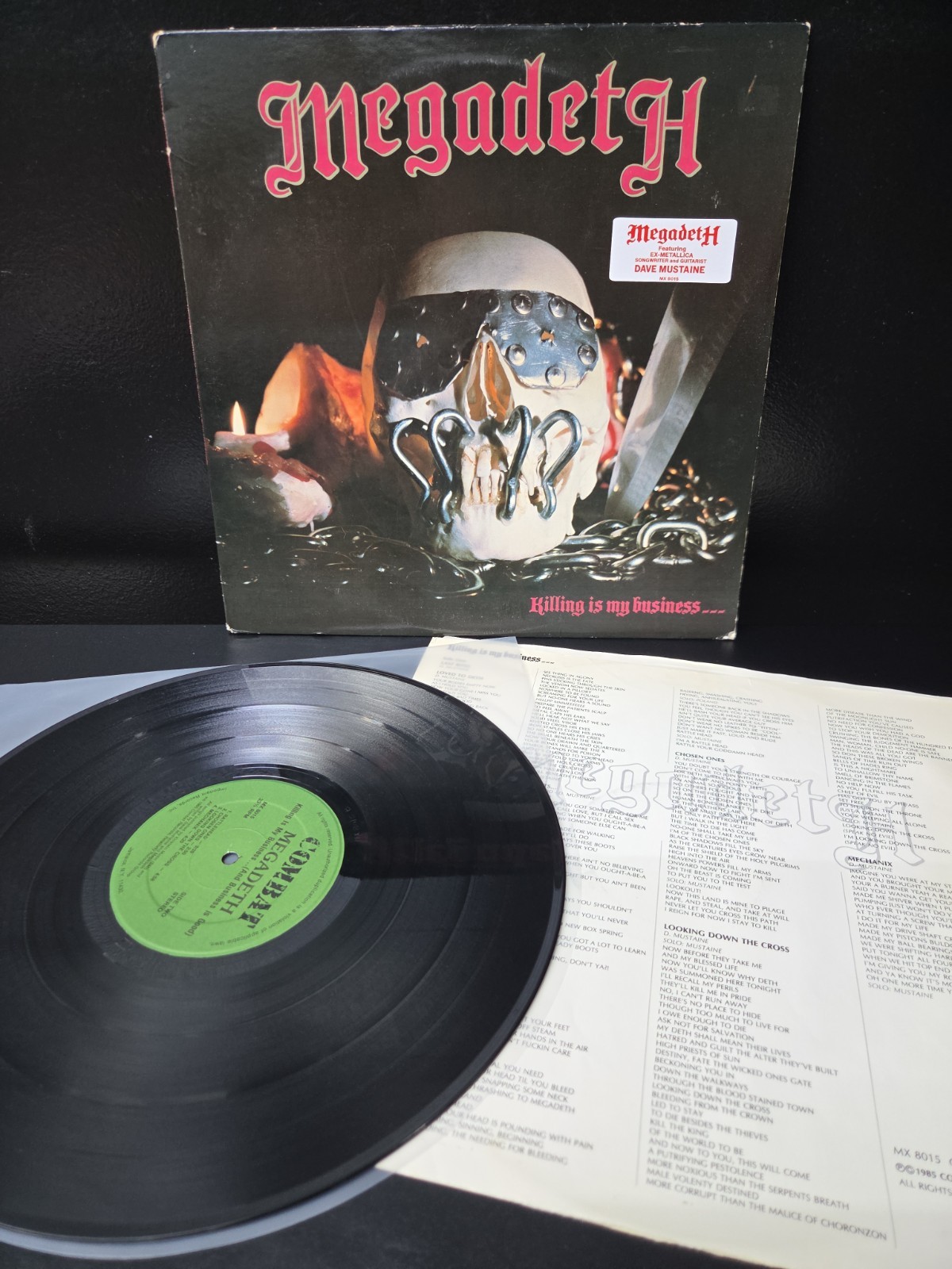 Megadeth Killing Is My Business Lp Vinyl 1985 1st A-1 Press Hype/Insert VG+/VG++ Megadeth Killing Is My Business Lp Vinyl 1985 1st A-1 Press Hype/Insert VG+/VG++