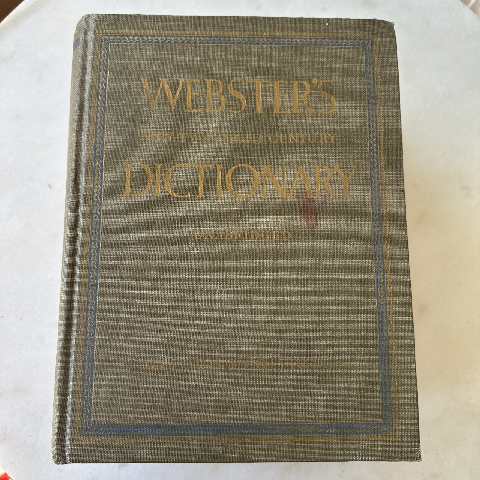 Webster’s New Twentieth Century Dictionary 1967 Large Unabridged 2nd Edition