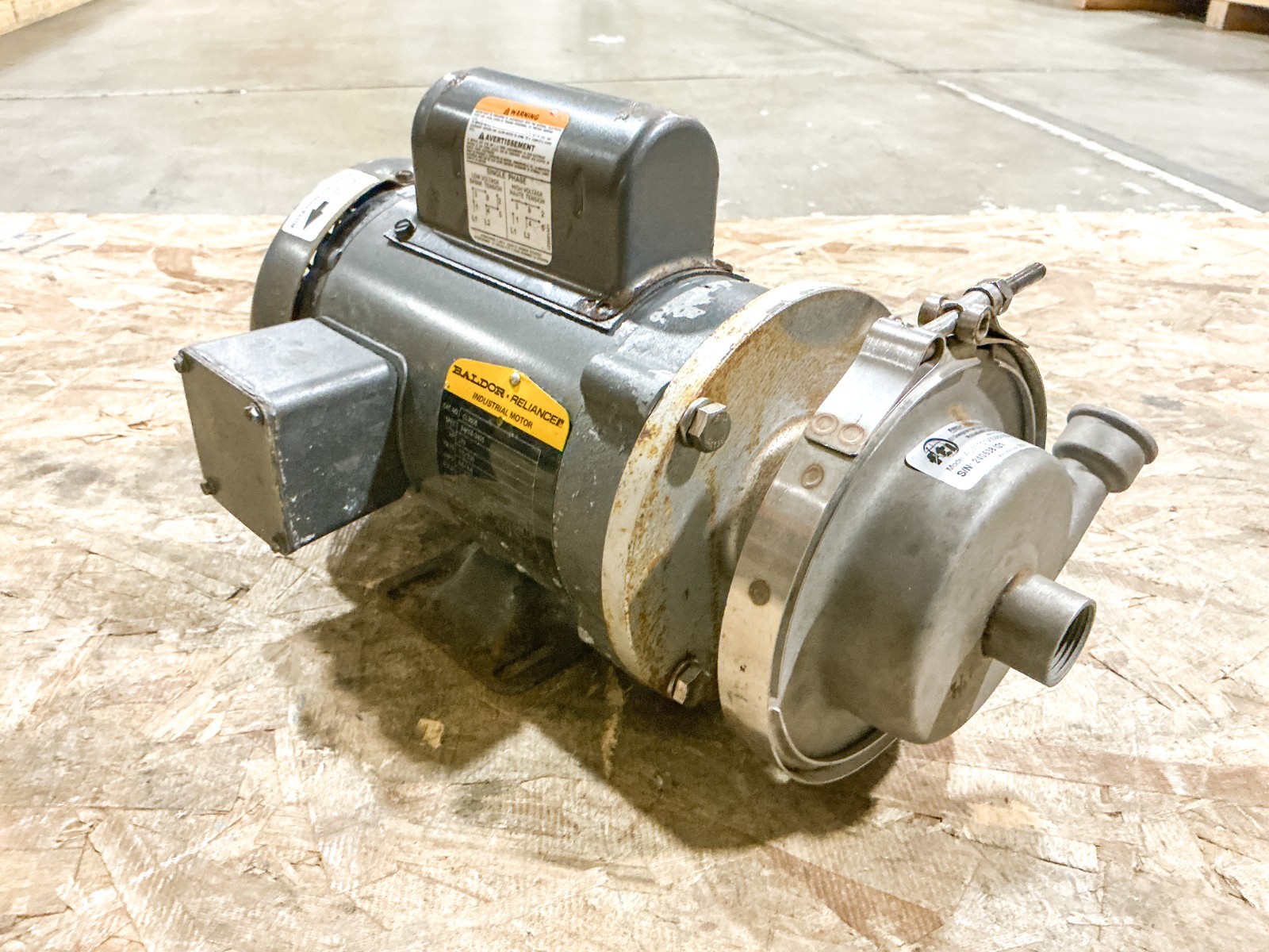 Finish Thomson AC4STS1V350B015C15 Cent Pump 0.75 HP 115/230V 3450rpm  CL3506