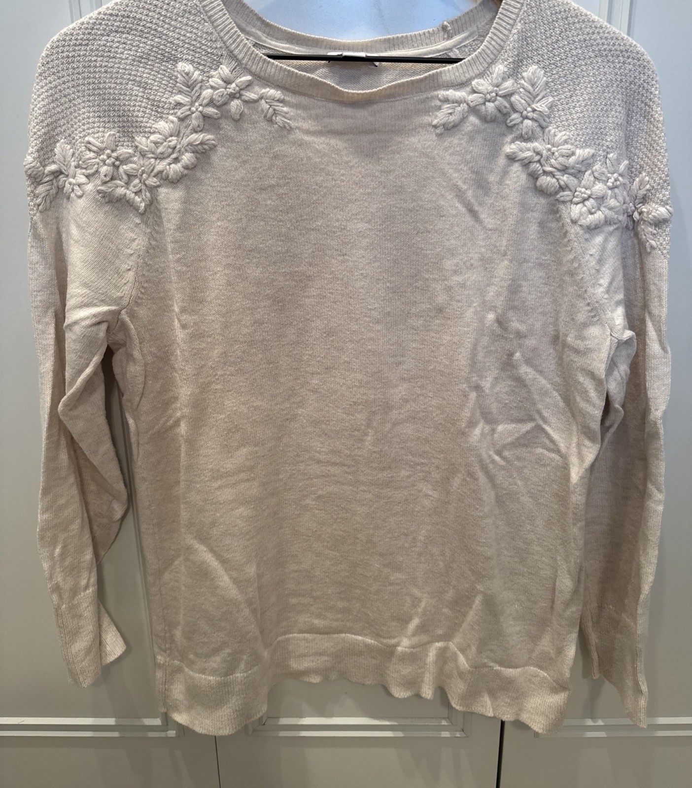 J Jill Floral Embroidered Sweater. Size Small. J Jill Floral Embroidered Sweater. Size Small.