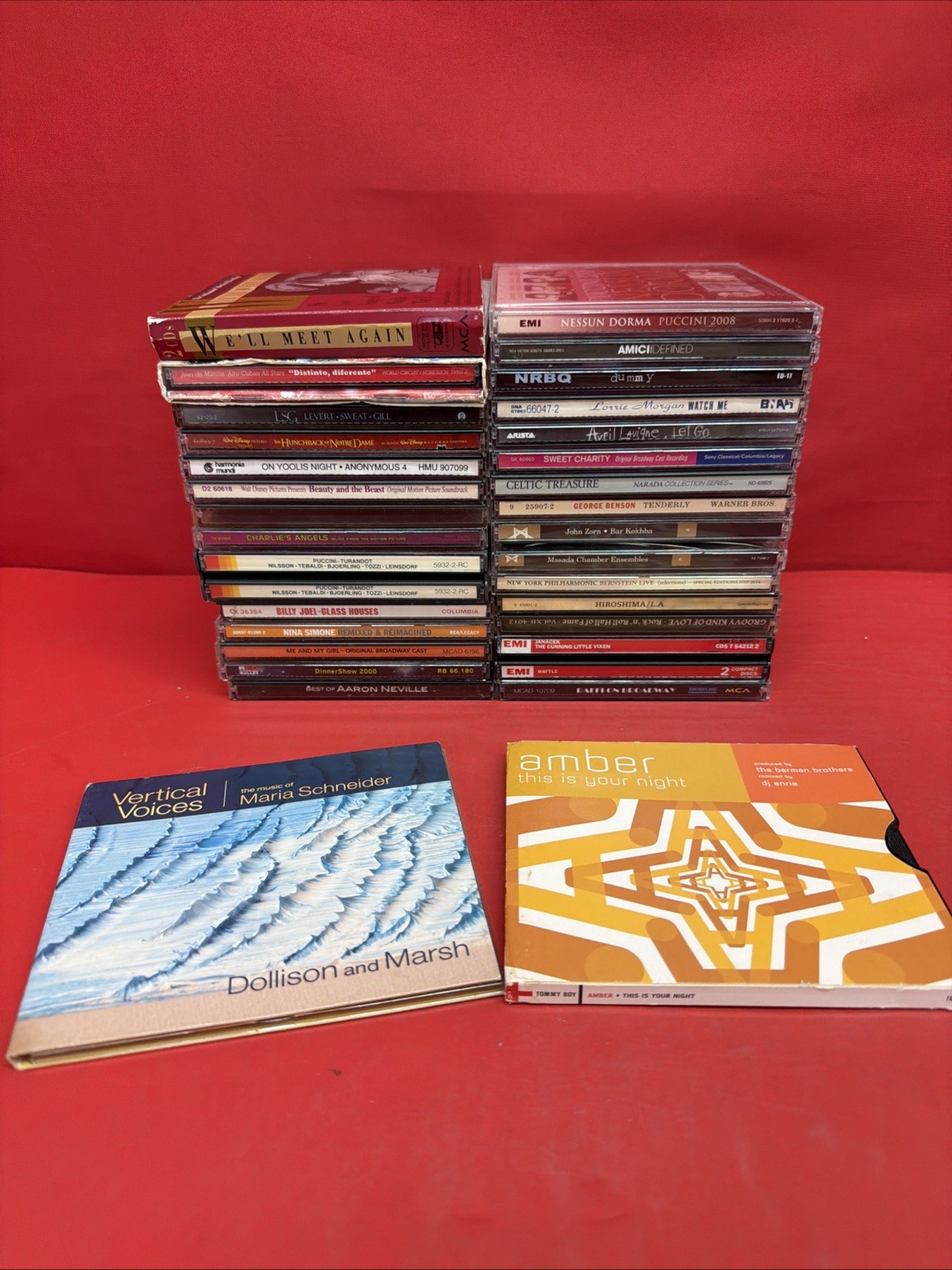 Mixed Lot 30 CDs Billy Joel Nina Simone Avril Lavigne George Benson Pop Jazz R&B