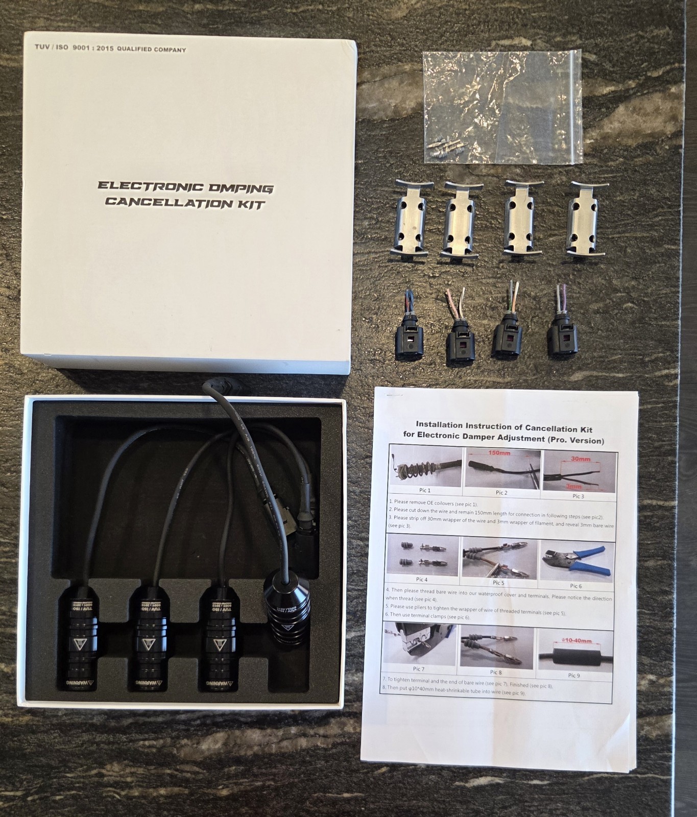 Ferrari 599 Electronic Suspension Damping Cancellation Kit made by Airtekk