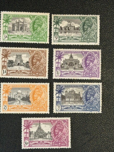 India stamp 142-148 MH India stamp 142-148 MH