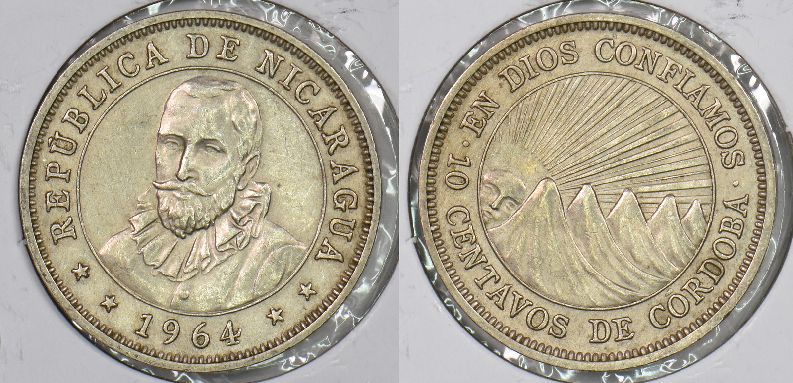Nicaragua 1964 10 Centavos P290362 combine shipping