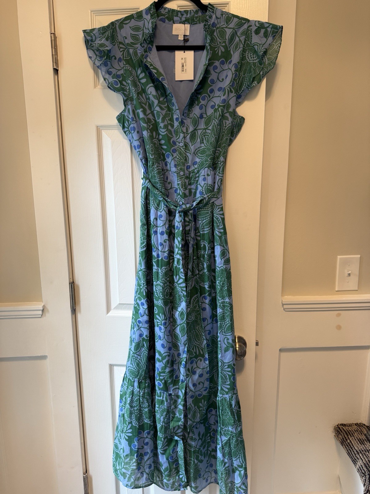 Sugar Lips The Sugarlips Tressa Floral Riah Button-Down Maxi Dress