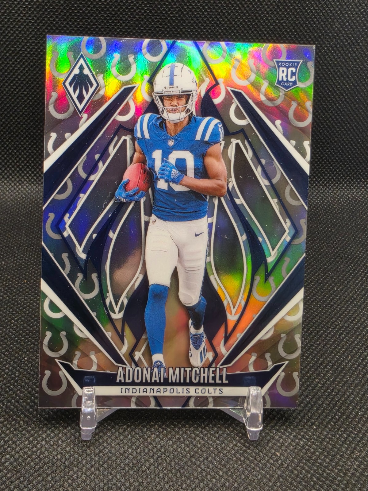 2024 Panini Phoenix - Rookies Adonai Mitchell #153 Team Logos /299 (RC)
