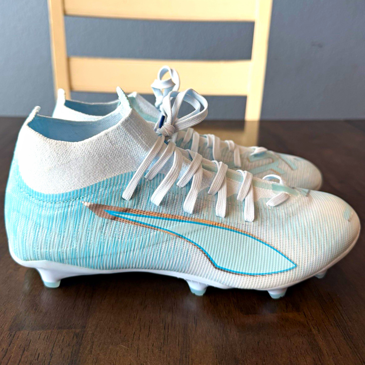 PUMA Women’s Ultra 5 Soccer Cleats - Baby Blue, US Size 7, Medium PUMA Women’s Ultra 5 Soccer Cleats - Baby Blue, US Size 7, Medium