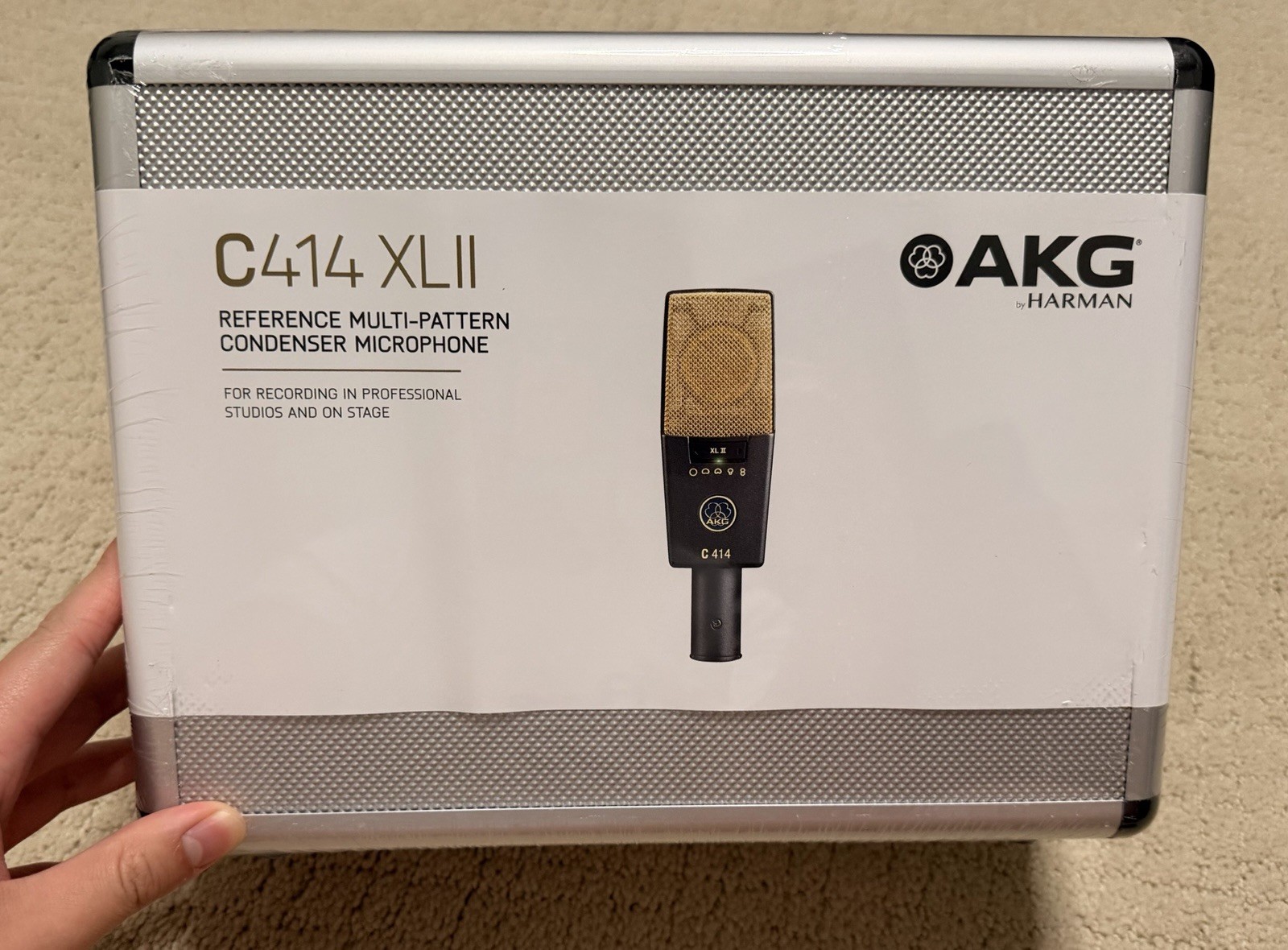 AKG C414 XLII Reference Multipattern Condenser Microphone Brand New AKG C414 XLII Reference Multipattern Condenser Microphone Brand New
