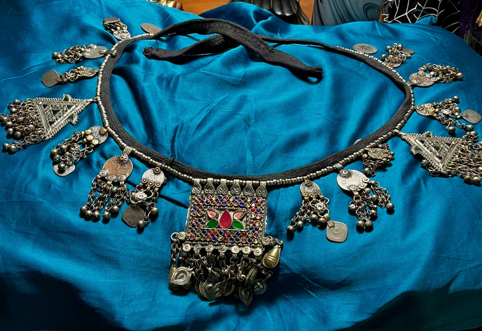 Vintage Tribal Belly Dance kuchi belt price reduced Vintage Tribal Belly Dance kuchi belt price reduced
