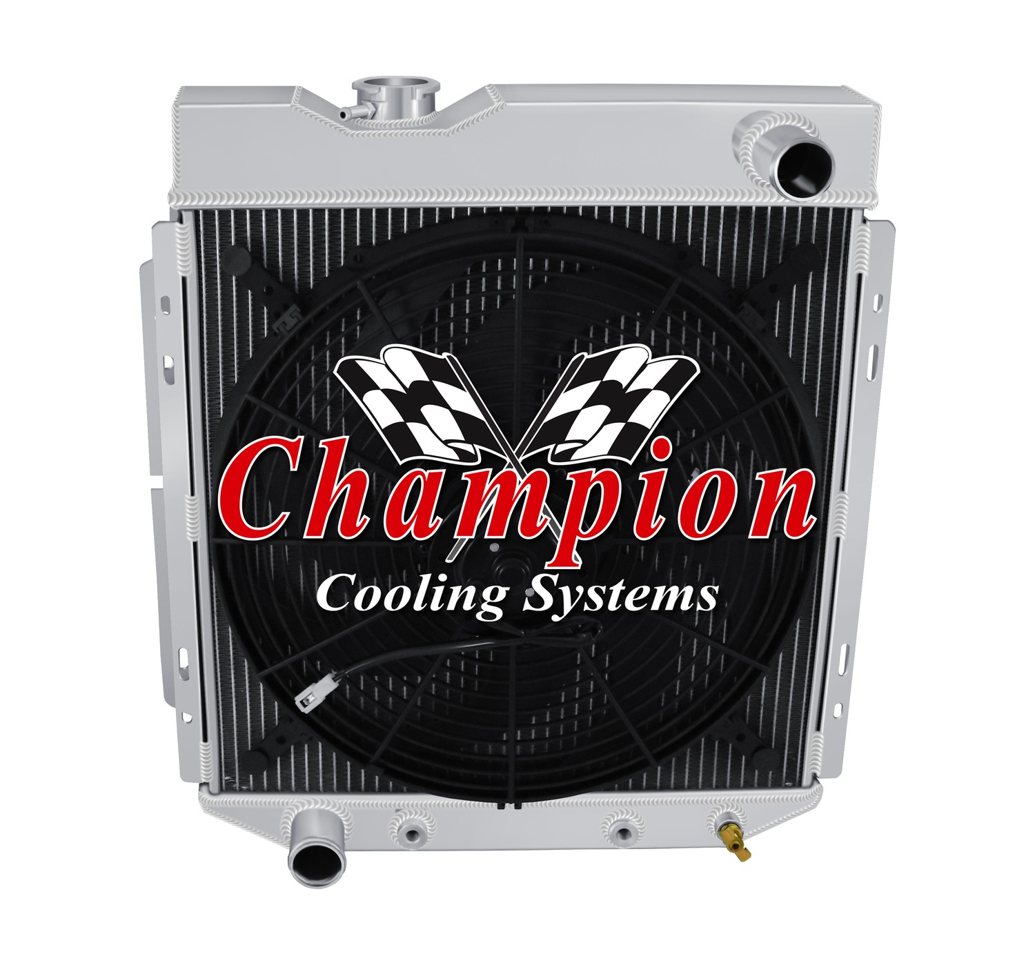 ER Champion 3 Row Radiator,16\
