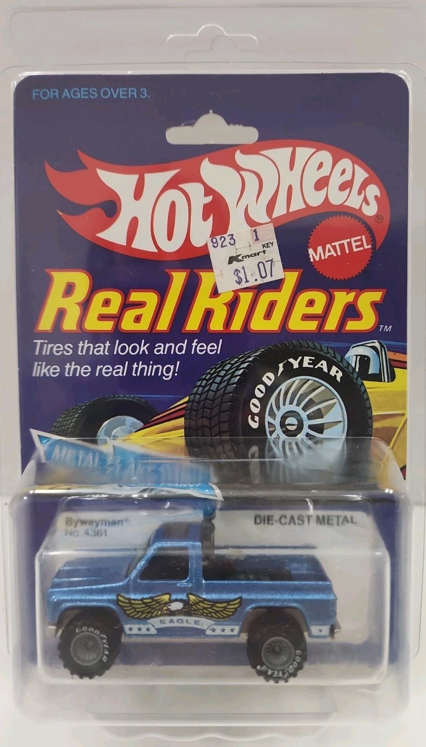 Hot Wheels 1983 Real Riders Metal Flake Paint Bywayman W/tool boxes