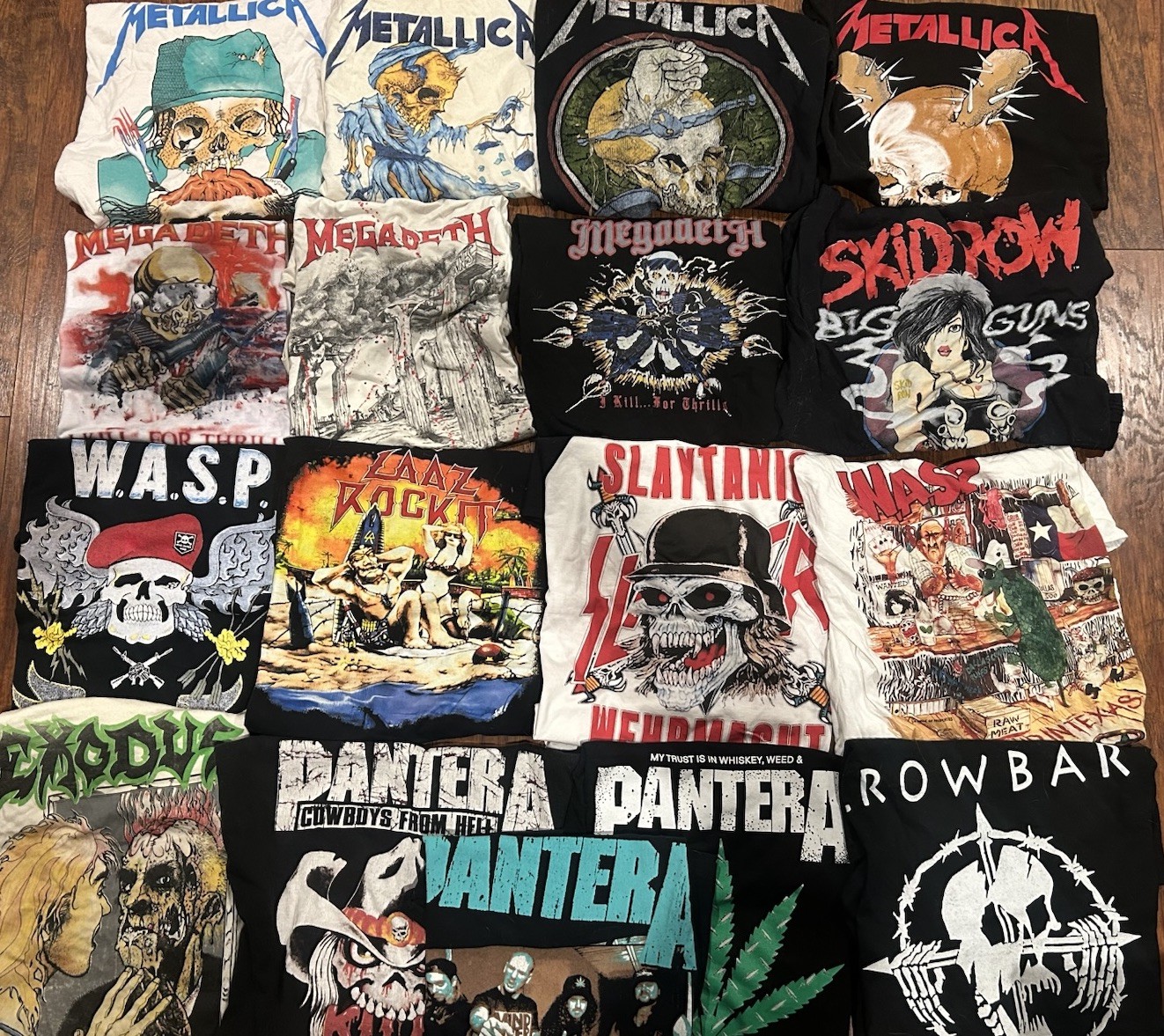 VTG 80s Heavy Metal REPRO Shirt LOT METALLICA MEGADETH SLAYER PANTERA EXODUS VTG 80s Heavy Metal REPRO Shirt LOT METALLICA MEGADETH SLAYER PANTERA EXODUS