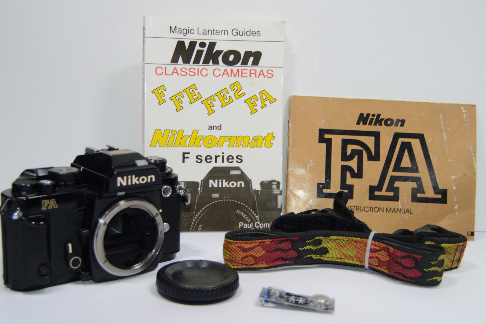[EXc++] Nikon FA Black 35mm SLR Film Camera Body TESTED 