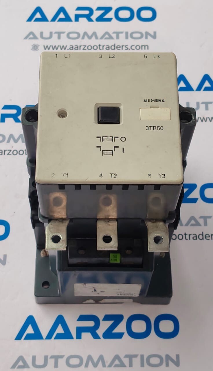 USED SIEMENS 3TB5017-0A 3 POLE 135A DC CONTACTOR Siemens 3TB50 POWER COIL 60VDC