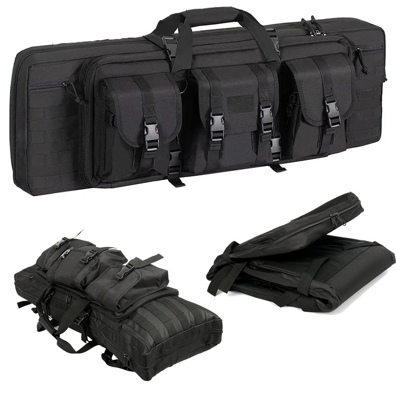 Tactical Rifle Bag Single or Double Case 36-47 Carbine Range Gun Padded Backpack Tactical Rifle Bag Single or Double Case 36-47 Carbine Range Gun Padded Backpack