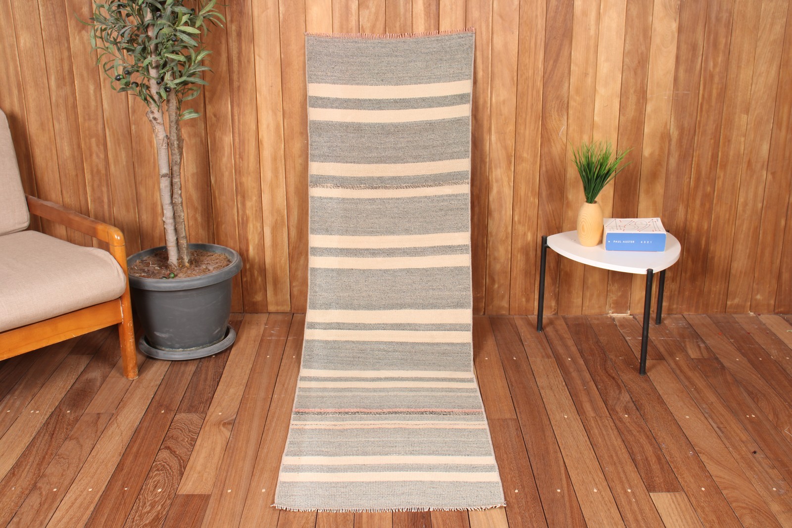 Kayseri Kilim Stair Runner Rug, Gray Rug, 1.8 x 6.5 ft, Striped Rug, Vintage Tur Kayseri Kilim Stair Runner Rug, Gray Rug, 1.8 x 6.5 ft, Striped Rug, Vintage Tur