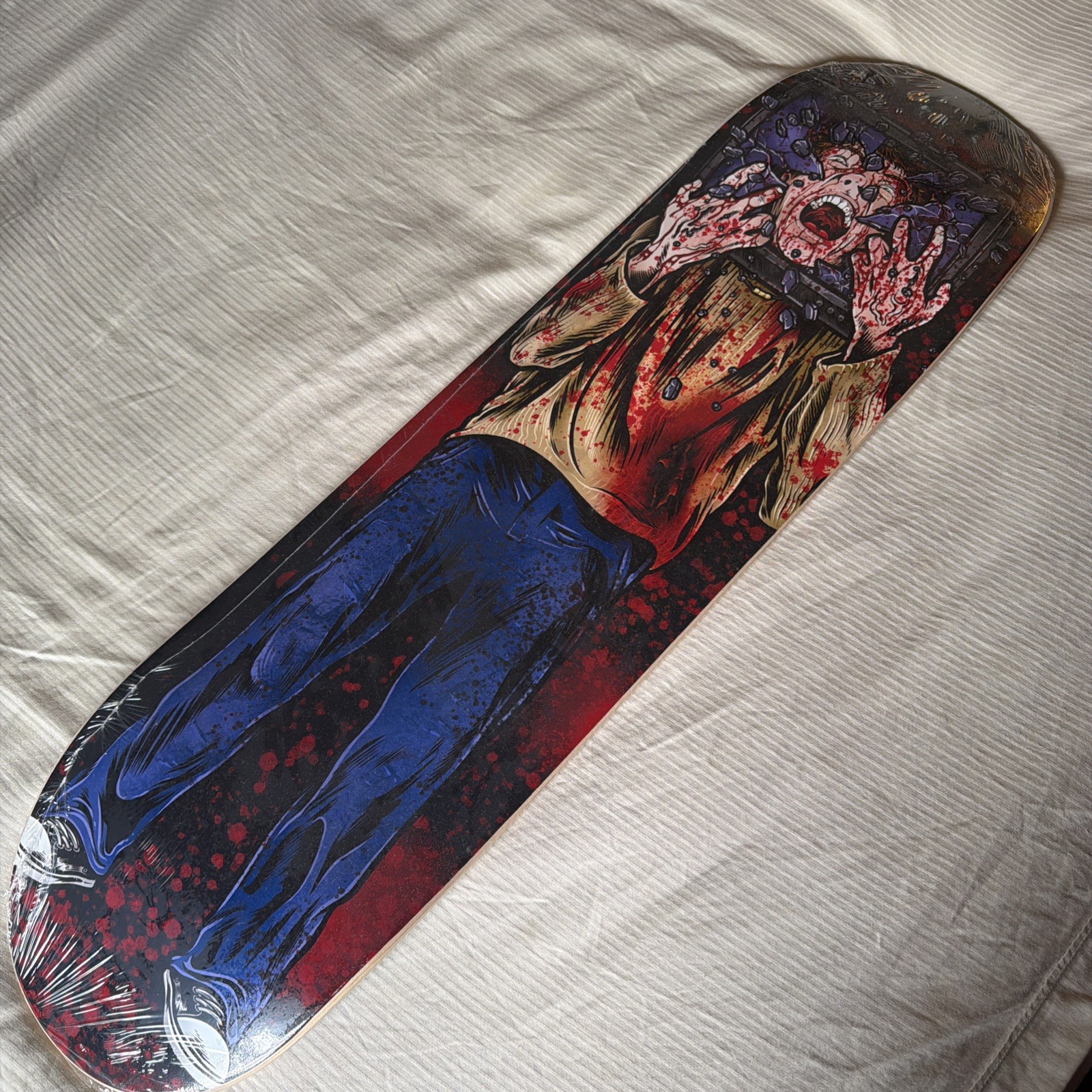 Stu Macher Art Skateboard Deck / Scaradise Scream 7 Exclusive 2026 Lillard 