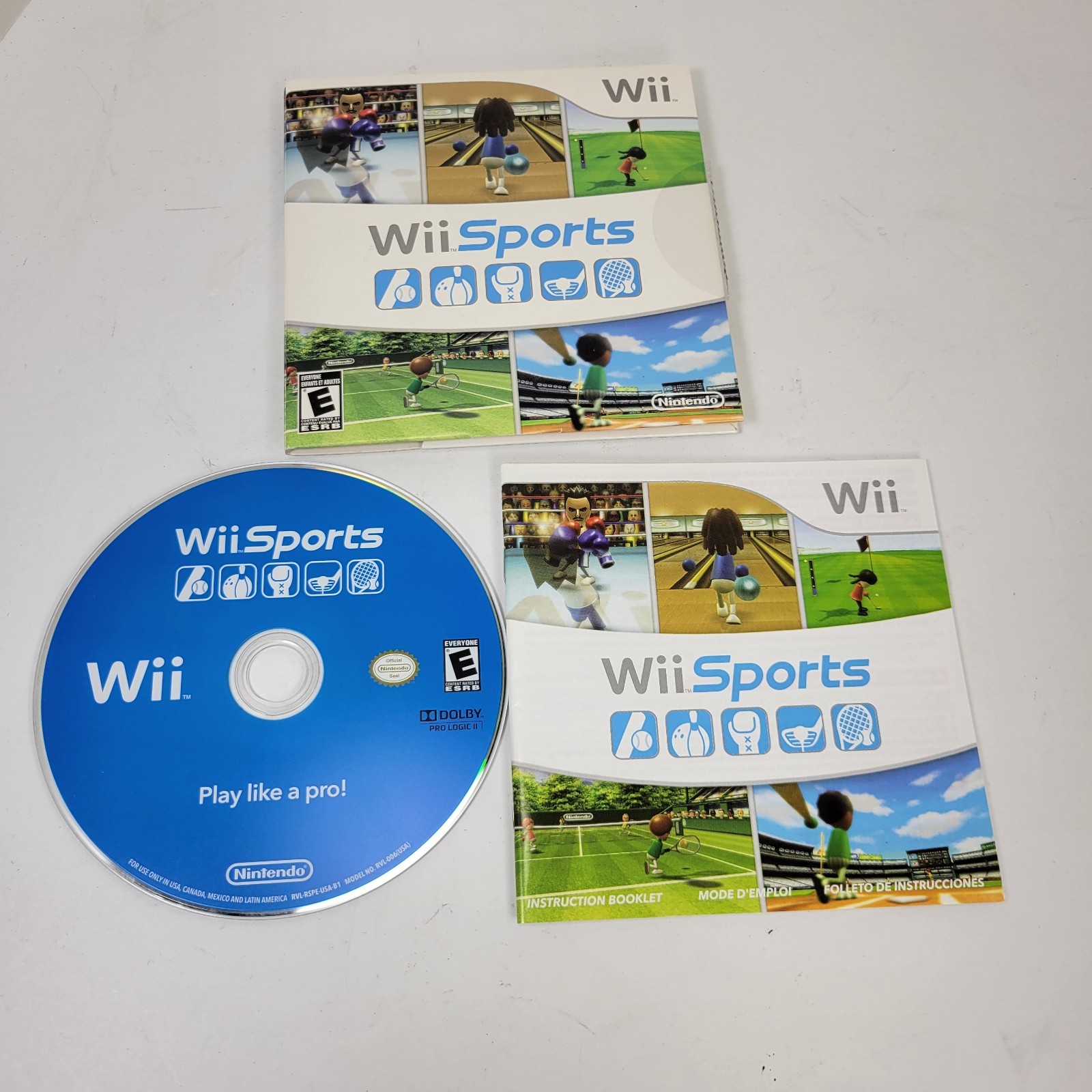 Wii Sports Nintendo Wii Complete Wii Sports Nintendo Wii Complete