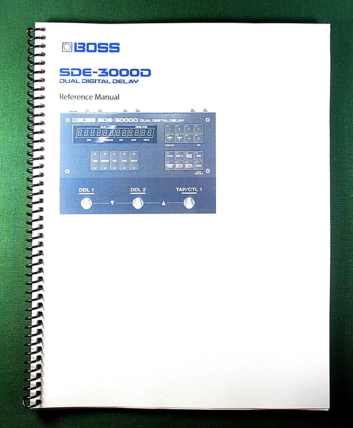 Boss SDE-3000D Instruction Manual: 41 Pages & Protective Covers