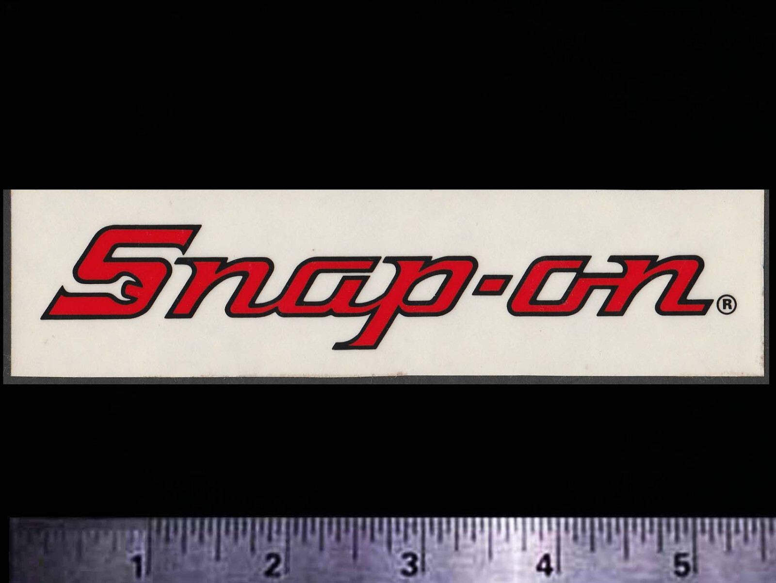 SNAP ON TOOLS - Original Vintage 1980’s Racing Decal/Sticker - 5 1/2 Inch Size