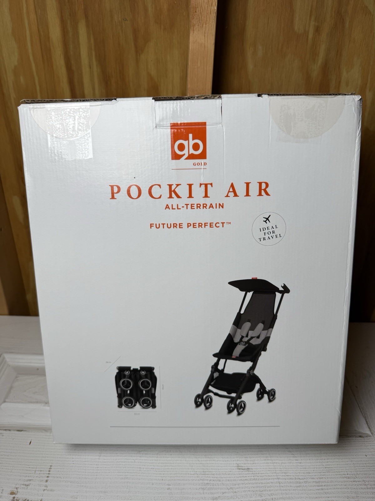 Gb Pockit Air All-Terrain Ultra-Compact Travel Folding Stroller Black Open Box Gb Pockit Air All-Terrain Ultra-Compact Travel Folding Stroller Black Open Box