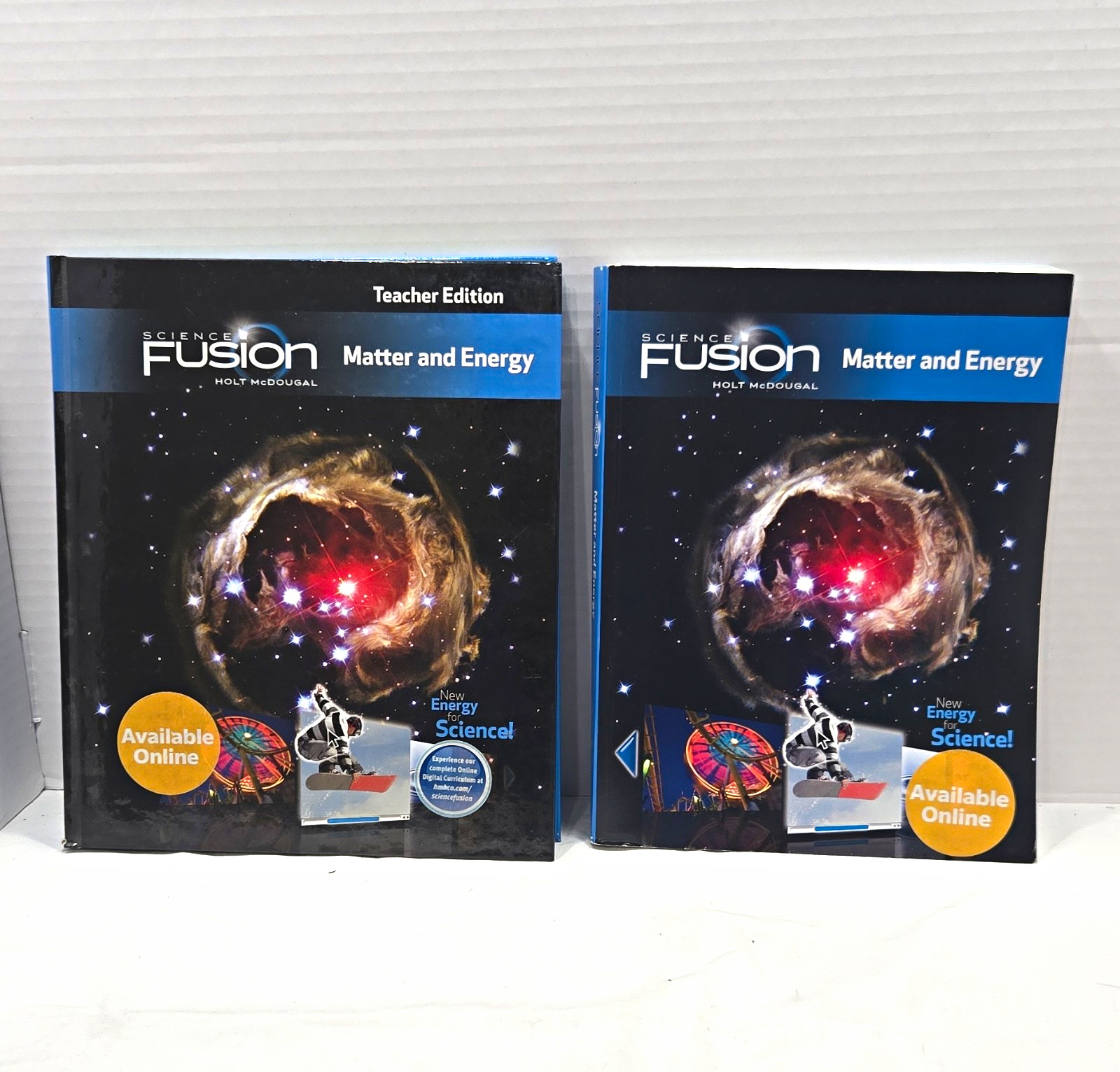 Holt McDougal Science Fusion: Matter & Energy Teacher\'s Edition HC 2012 Holt McDougal Science Fusion: Matter & Energy Teacher\'s Edition HC 2012