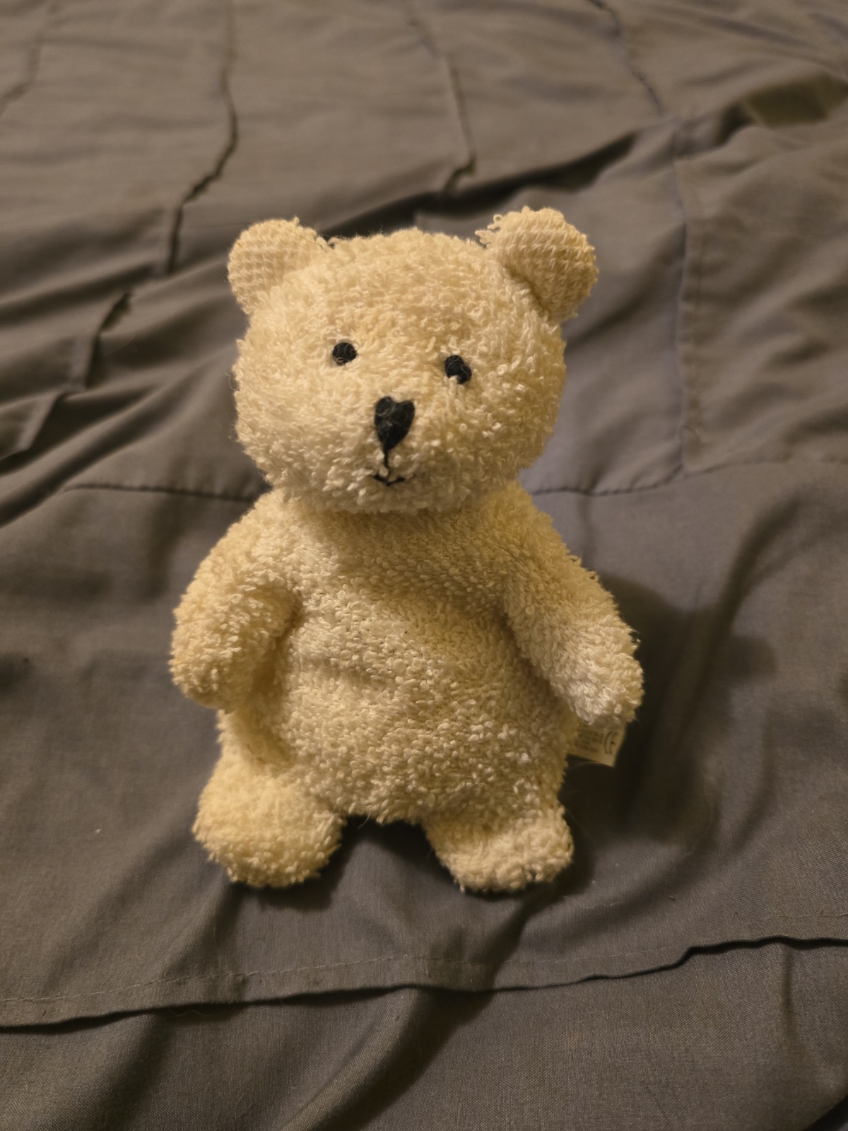 Vintage Russ Home Buddies Penny Polar Bear Teddy Terry Cloth Beanbag Plush 5\