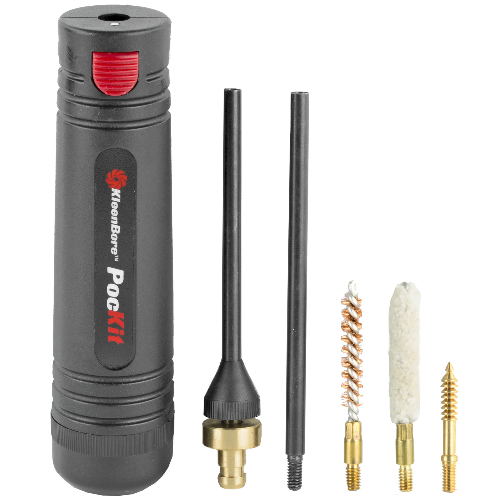 KleenBore PocKit Handgun Cleaning Kit 38 357 9MM 380 with Compact Storage Handle KleenBore PocKit Handgun Cleaning Kit 38 357 9MM 380 with Compact Storage Handle