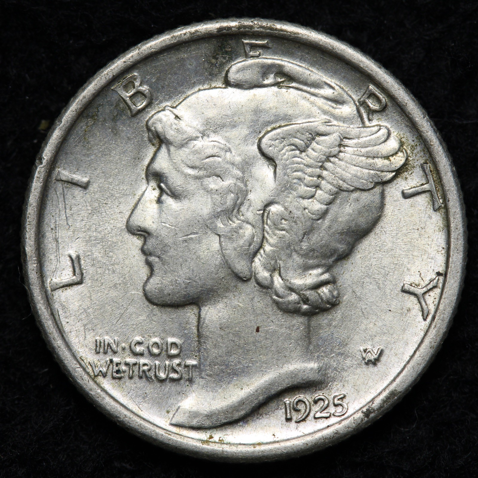 1925 Mercury Silver Dime UNC *UNCIRCULATED* MS E319 TSGCM