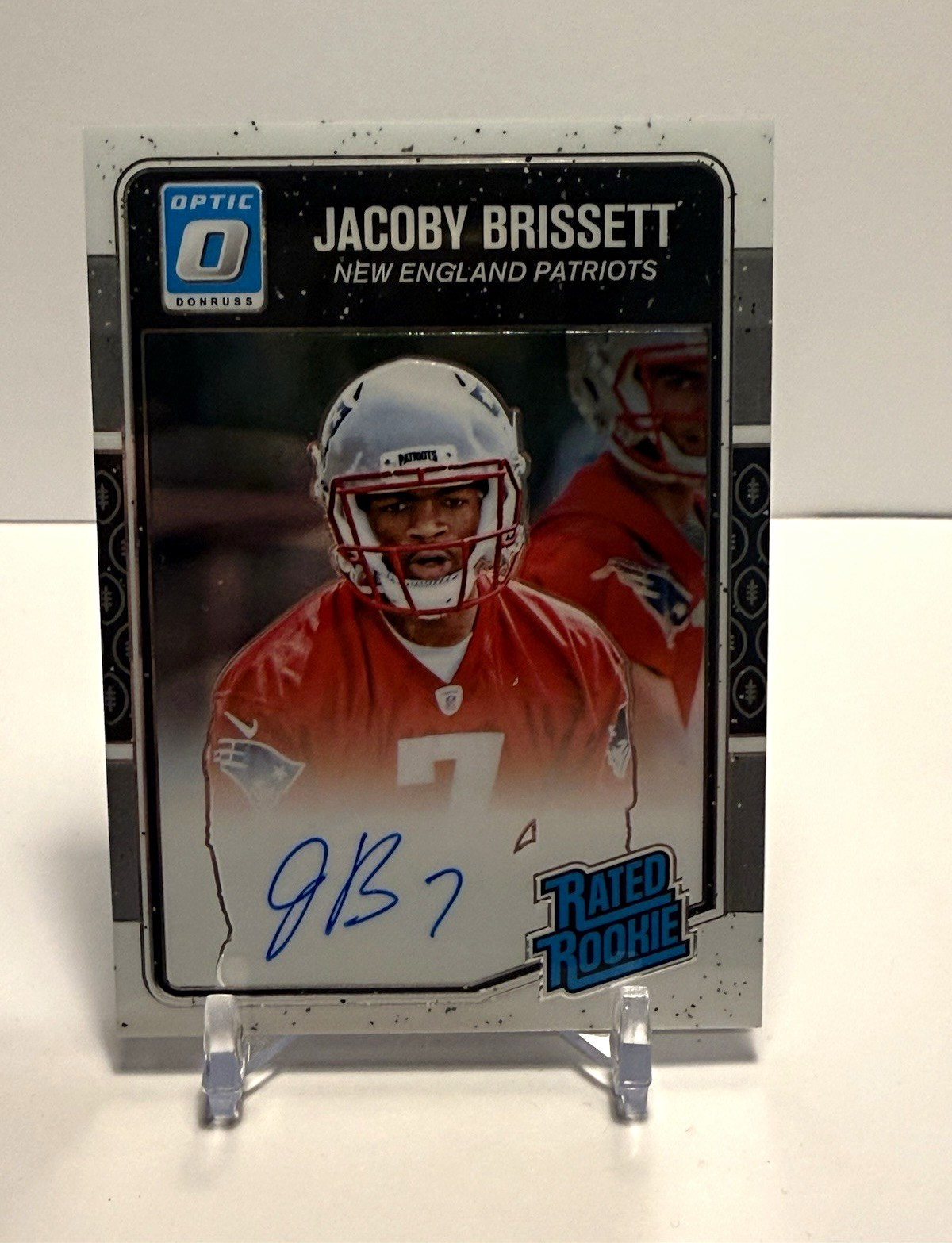Panini 2016 Donruss Optic Jacoby Brissett #170 Rated Rookie Auto /150 Patriots
