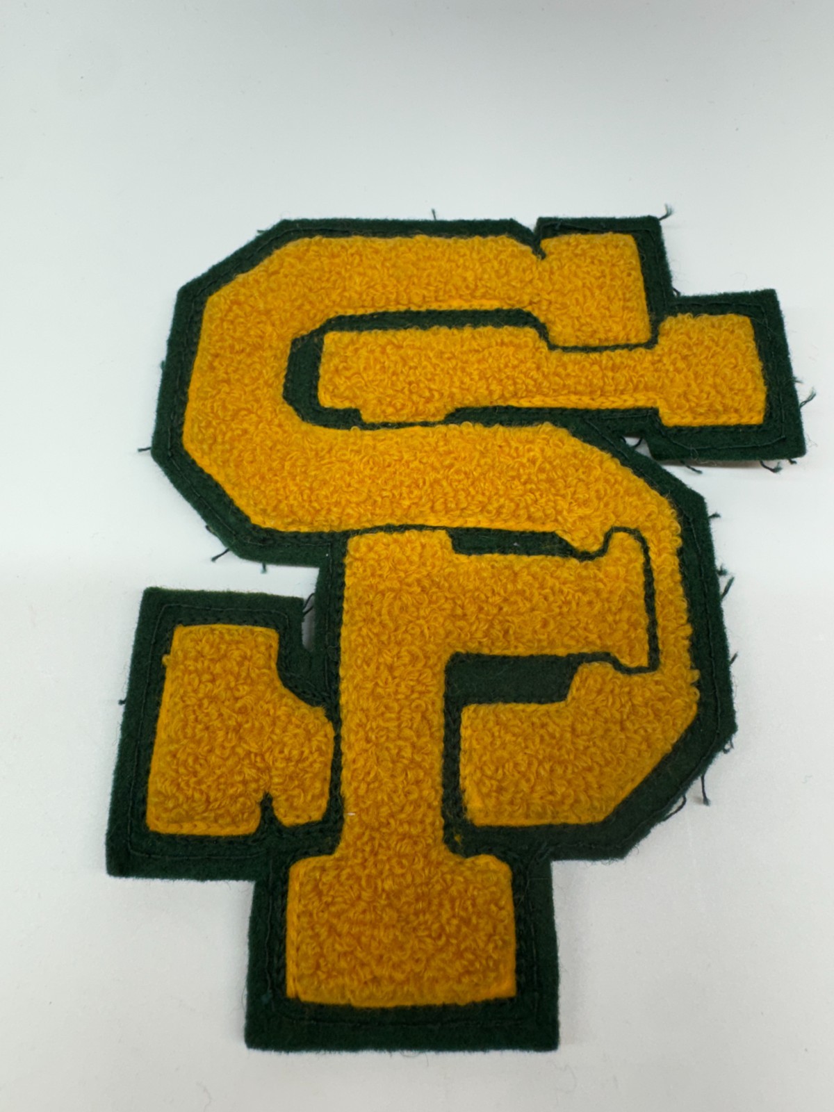 Vintage San Francisco State University Letterman Jacket Patch Chenille Wool 1950