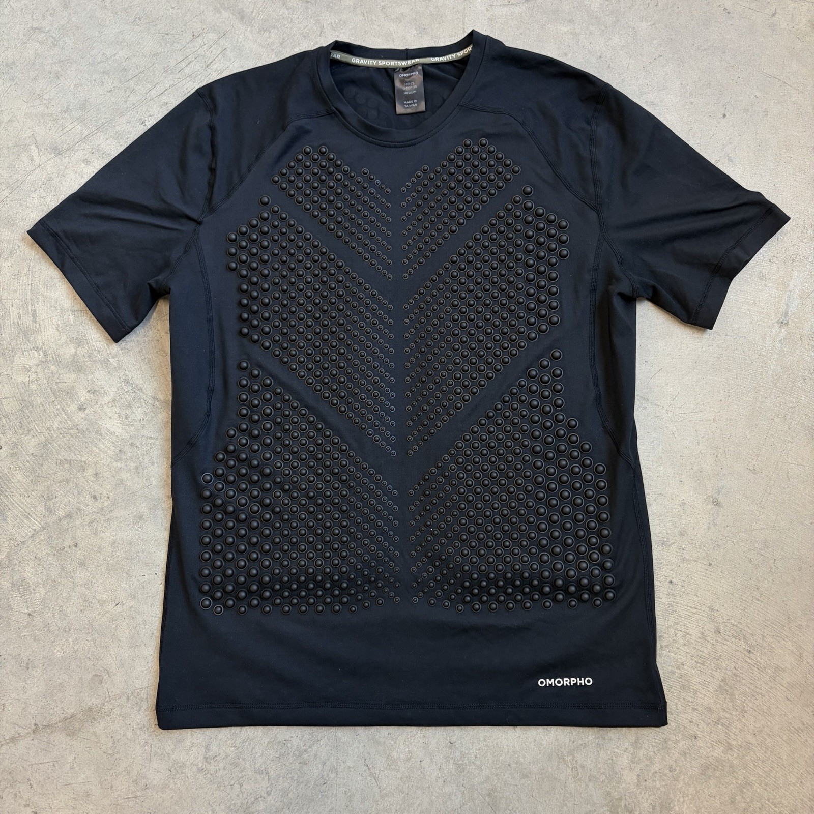 OMORPHO G Top Short Sleeve Shirt Micro Load Weighted Gravity Sportswear Medium