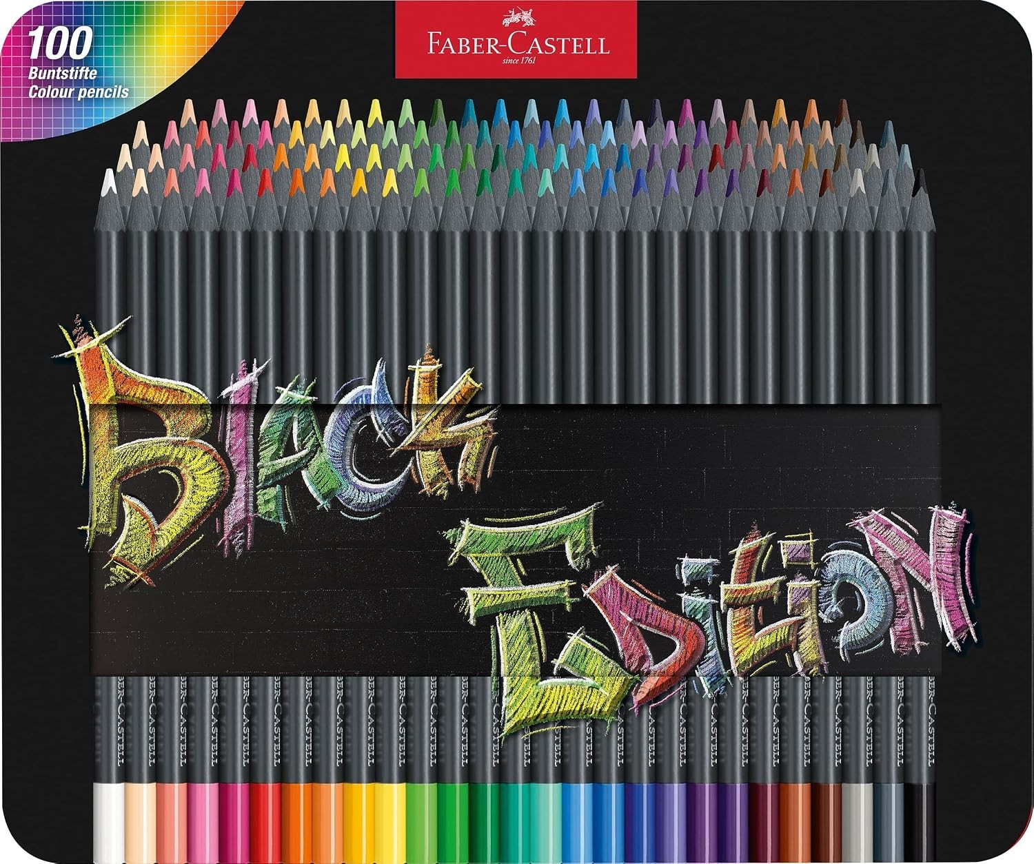 Black Edition Colored Pencils, 1 Count (Pack of 100) Black Edition Colored Pencils, 1 Count (Pack of 100)