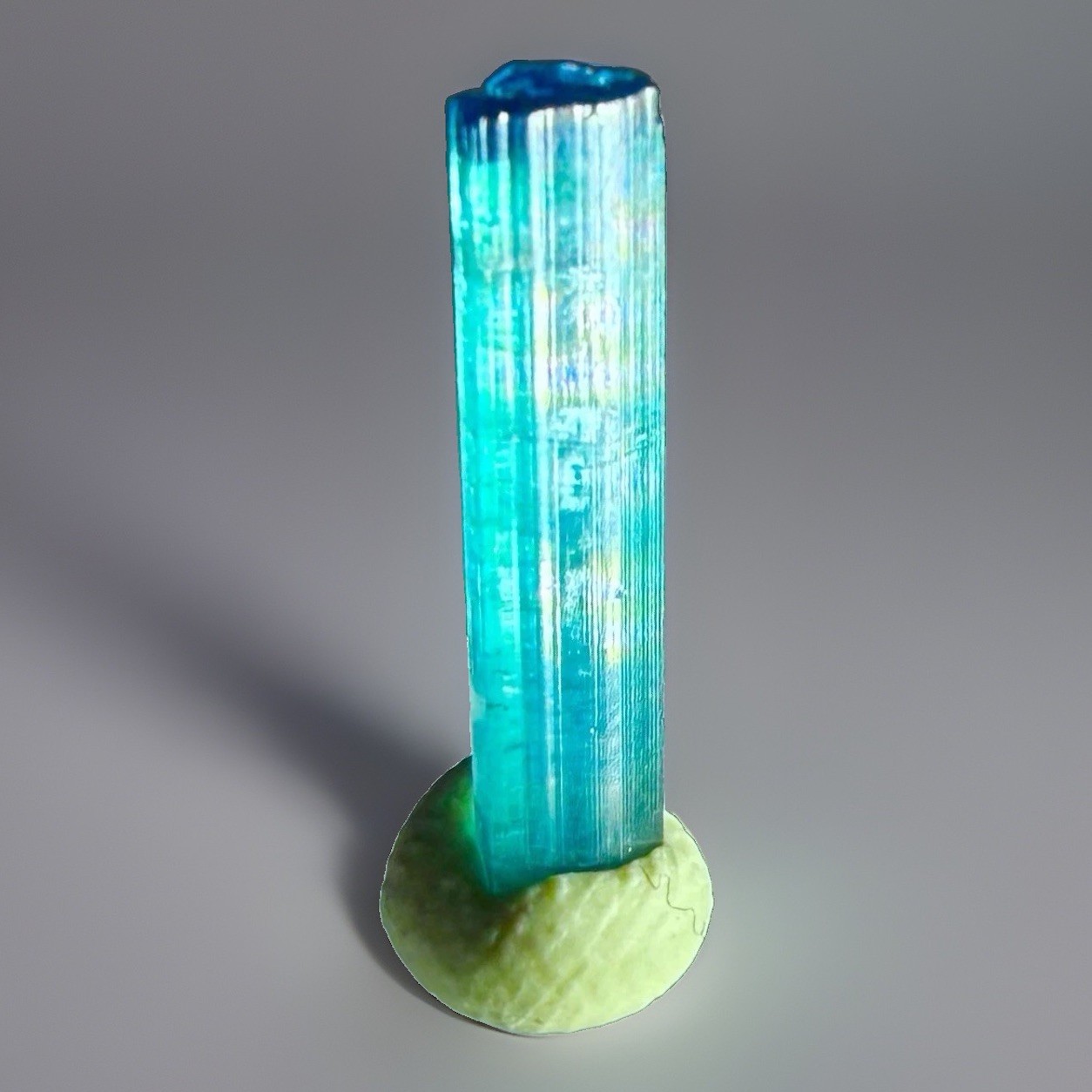 Rare Blue Cap Colorful Tourmaline Crystal Natural Raw Rough Specimen Cluster Gem Rare Blue Cap Colorful Tourmaline Crystal Natural Raw Rough Specimen Cluster Gem