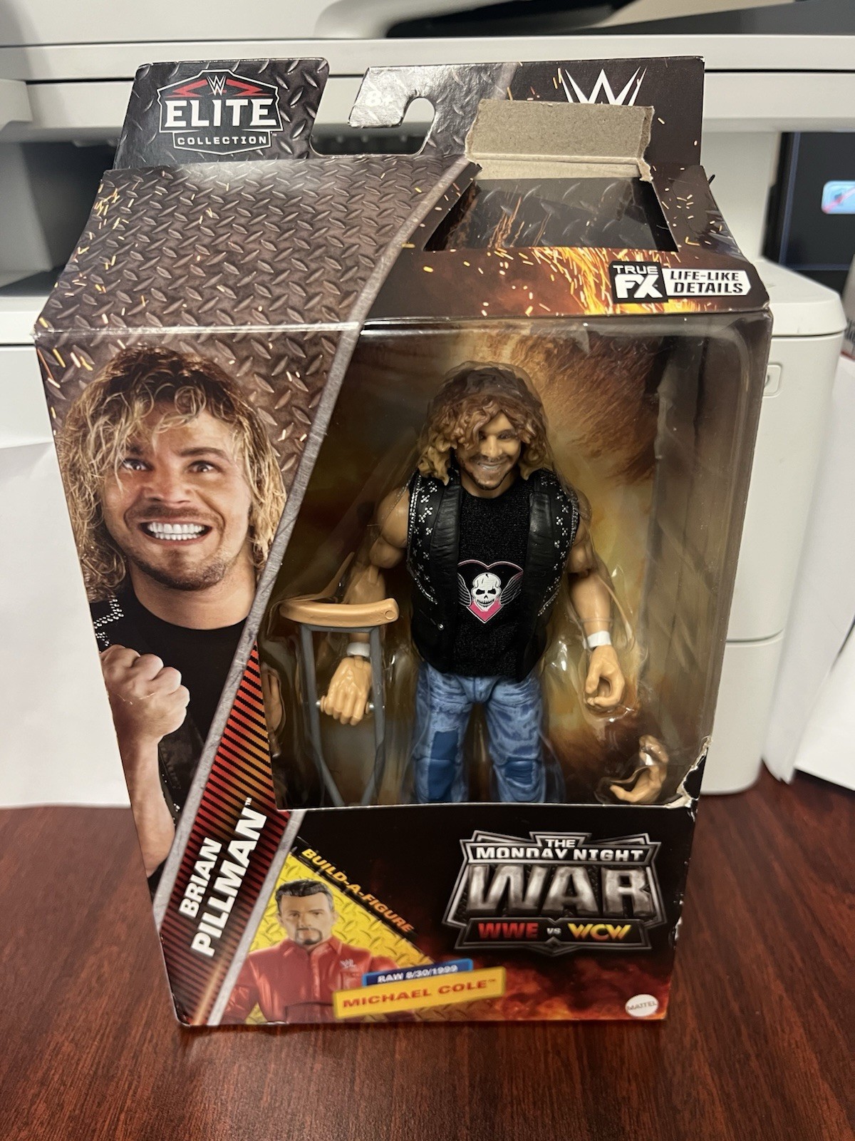 WWE Elite Monday Night War Series 8 BRIAN PILLMAN Figure BAF COLE WWE Elite Monday Night War Series 8 BRIAN PILLMAN Figure BAF COLE