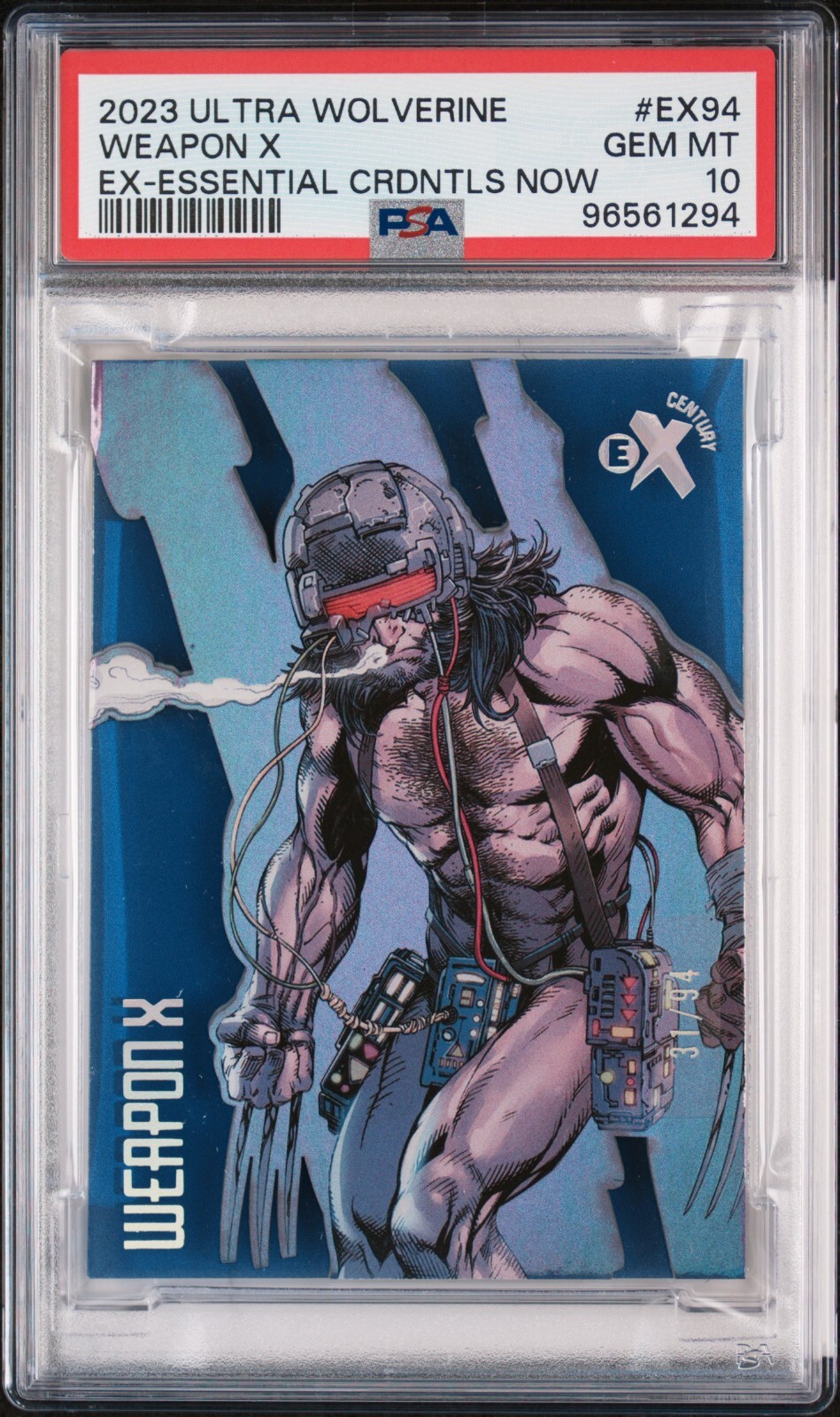 2023 Fleer Ultra Wolverine Weapon X EX Essential /94 PSA 10 GEM MT POP 1