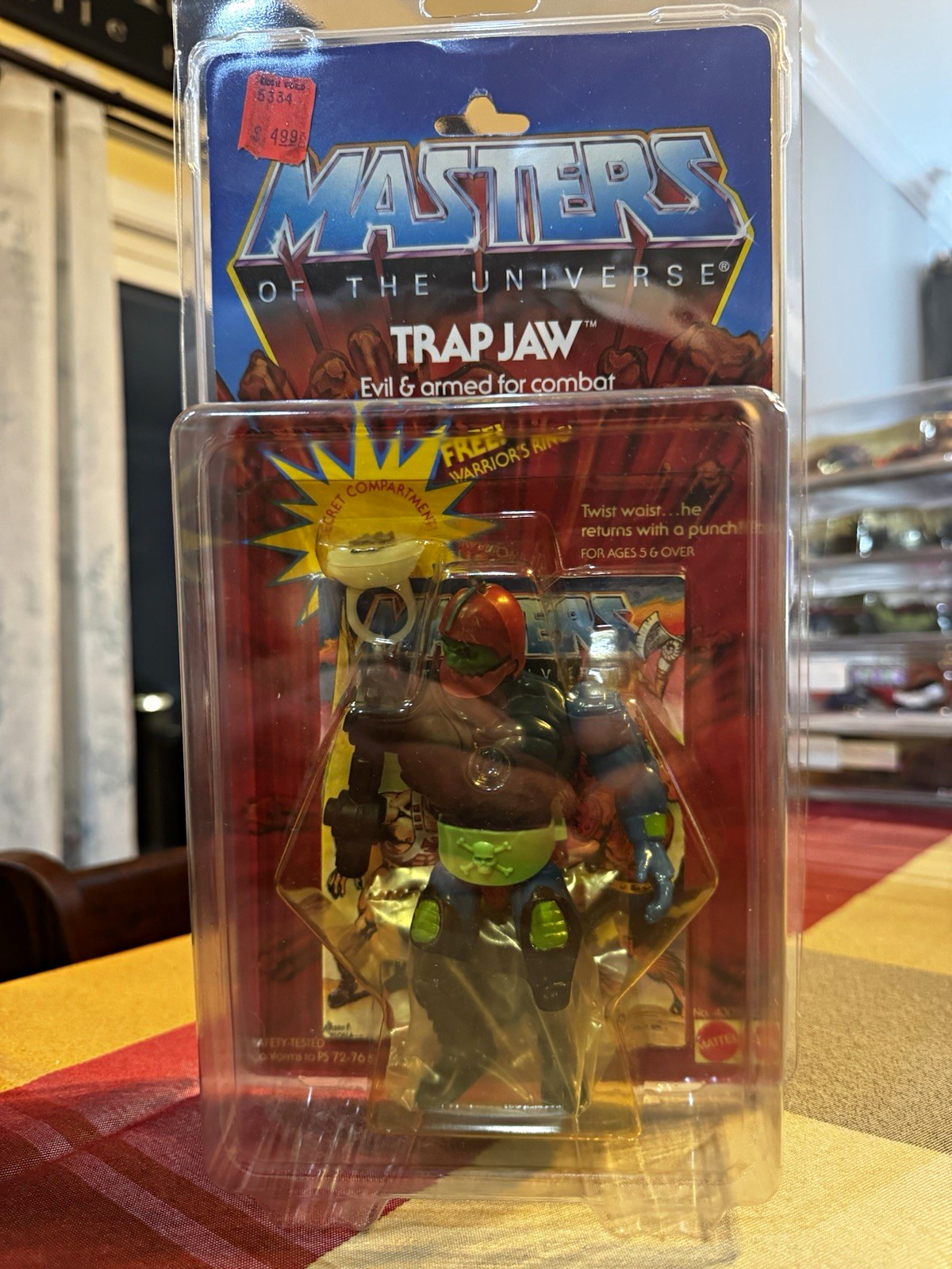 1983 Vintage Mattel Masters of the Universe MOTU TRAP JAW Action Figure w/Ring 1983 Vintage Mattel Masters of the Universe MOTU TRAP JAW Action Figure w/Ring