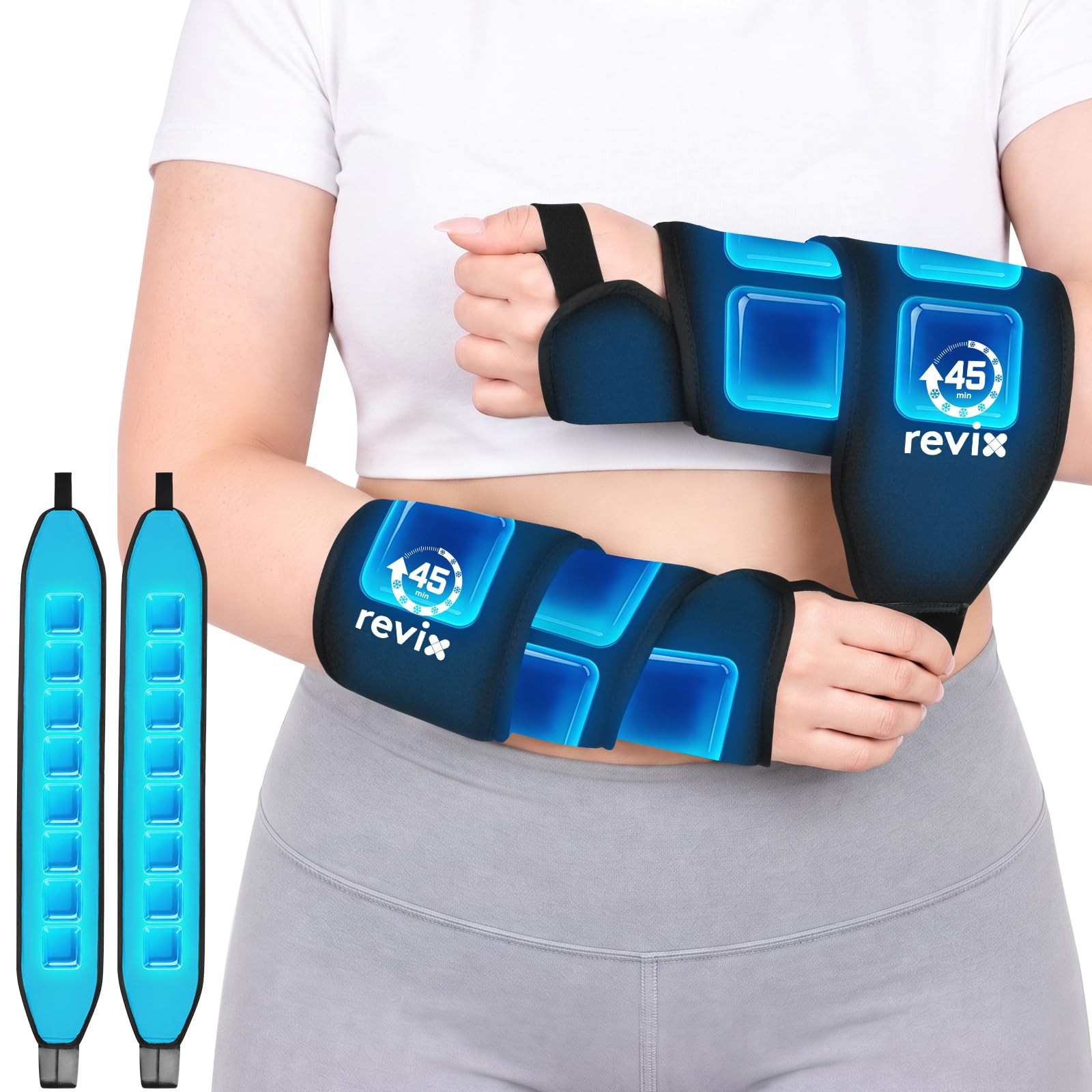 REVIX 2 pk Wrist Ice Pack 45-Min