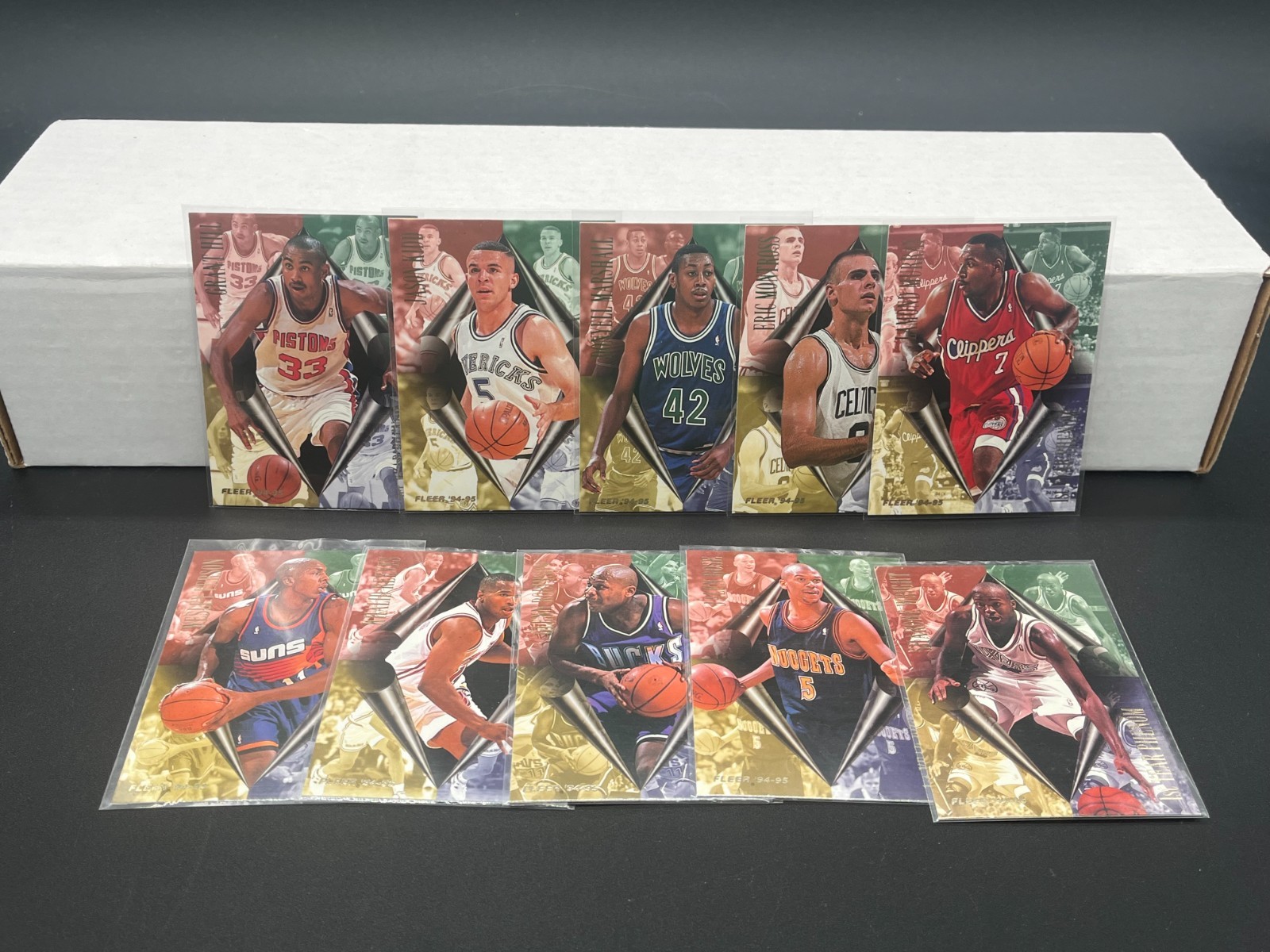 1994-95 Fleer Basketball - 1st Year Phenom Complete Insert Set 1-10
