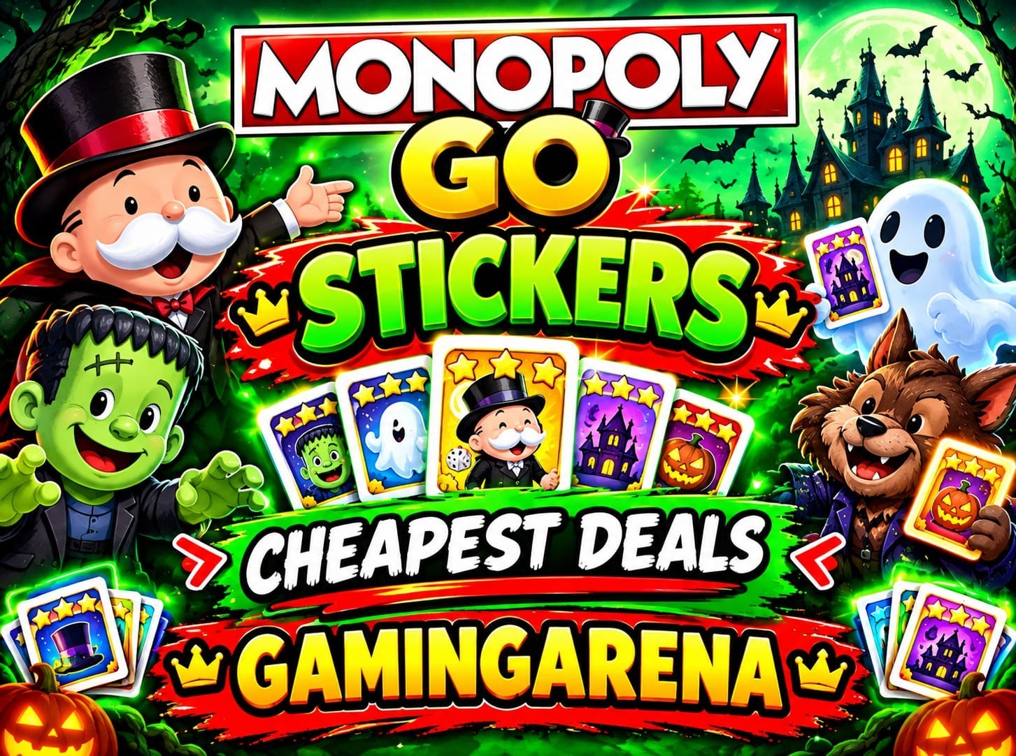 MonoPoly_Go Stickers Go Album Monster Mash - Fast & Safe Delivery MonoPoly_Go Stickers Go Album Monster Mash - Fast & Safe Delivery