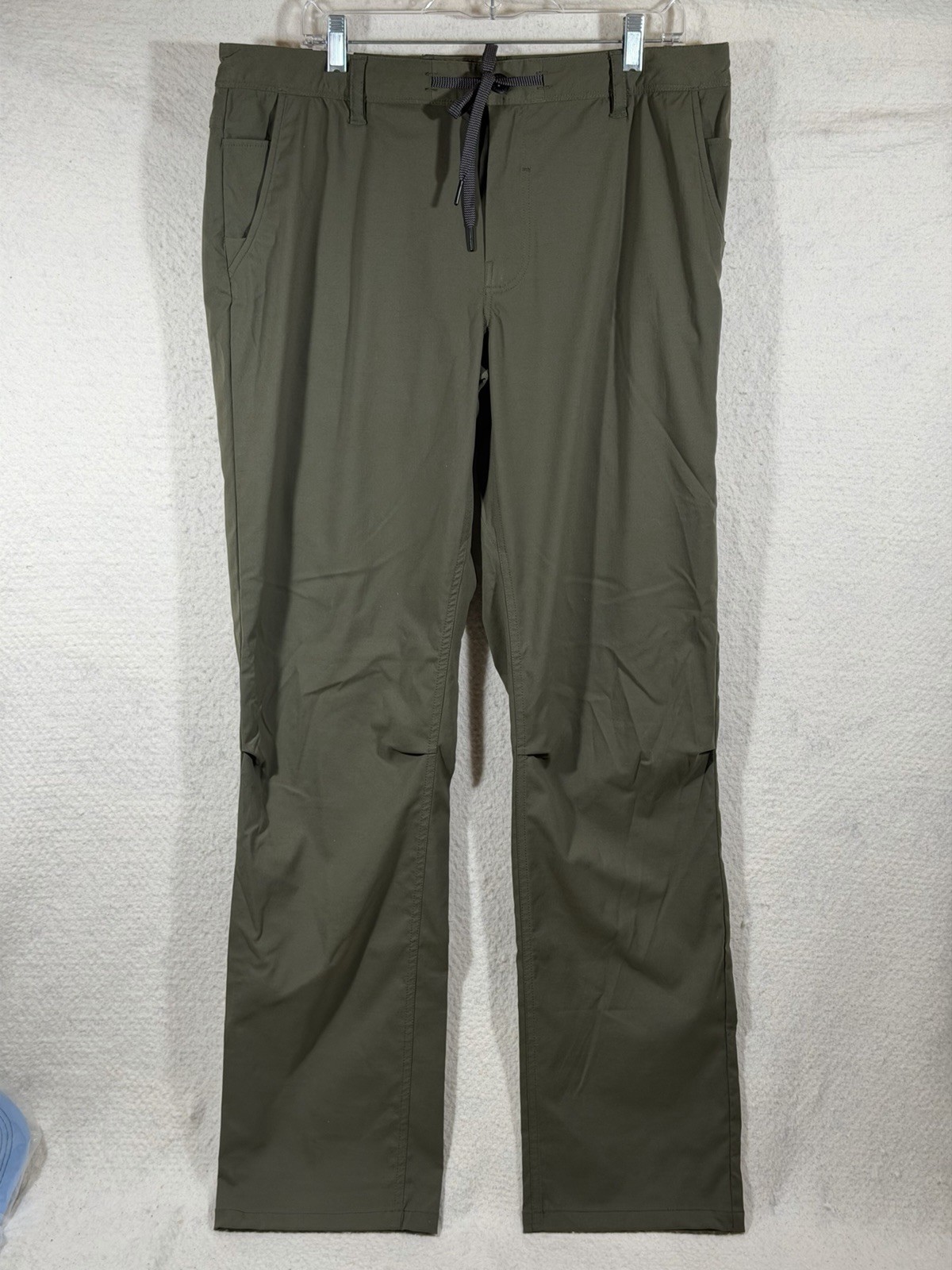 686 Mens Everywhere Relaxed Fit Pants 36x34 Green Technical Gorpcore Travel NWT