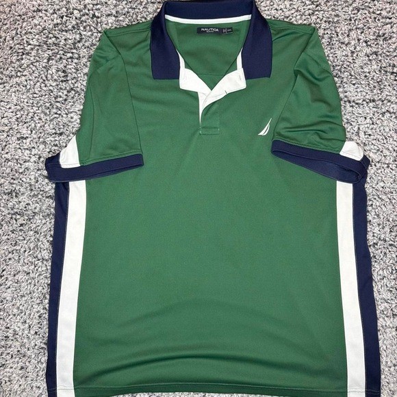 Nautica colorblock polo shirt - Size: XXL