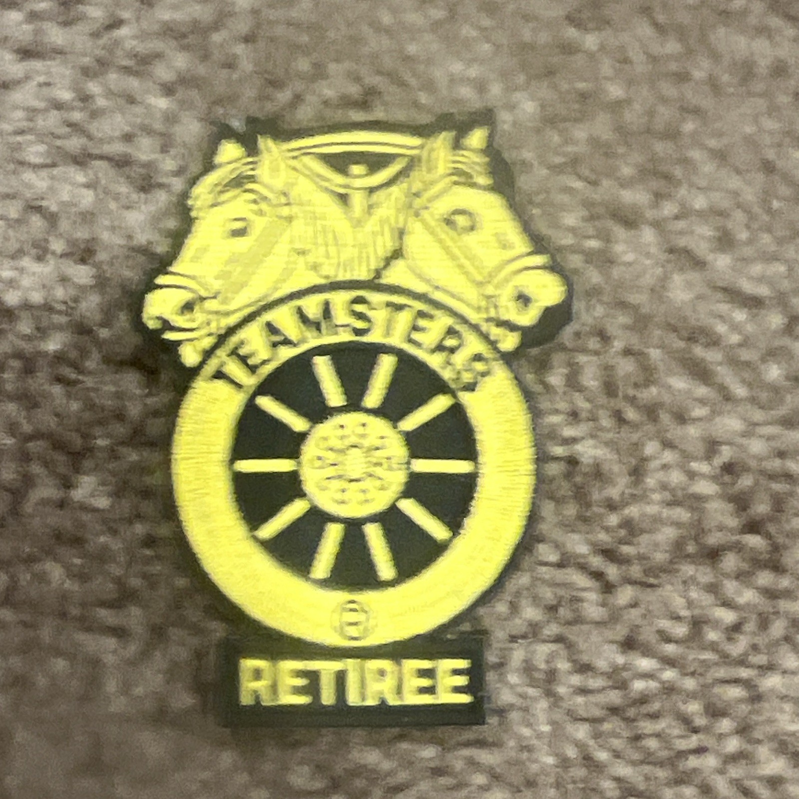 VTG. Teamsters Retiree Patch. Union members. Approx 4 “ VTG. Teamsters Retiree Patch. Union members. Approx 4 “