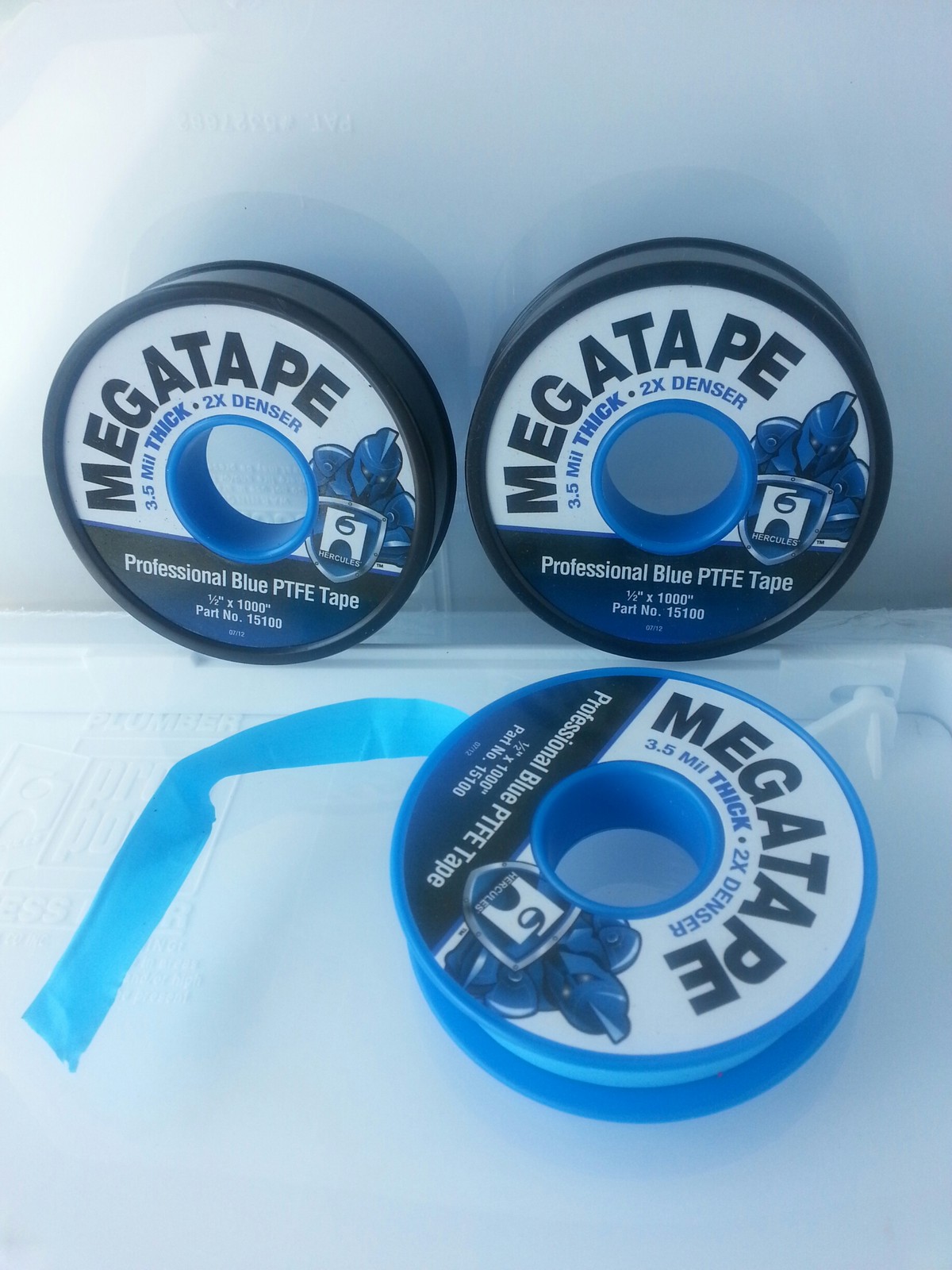 Megatape-Professional Blue PTFE Tape-1/2 Megatape-Professional Blue PTFE Tape-1/2