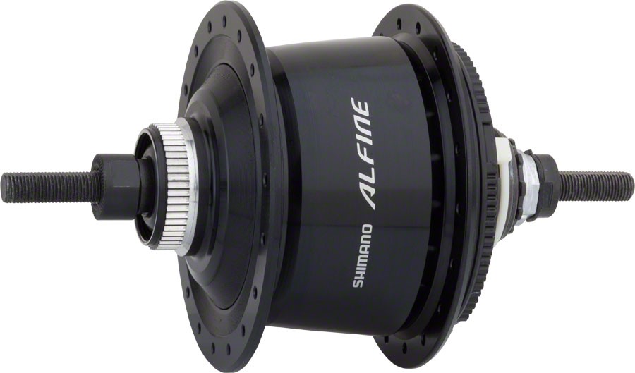 Shimano Alfine SG-S7001 8-Speed Internally Geared Disc Brake 36h Rear Hub Black,