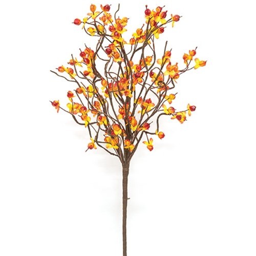 New Primitive Farmhouse RUSTIC FALL BITTERSWEET STEM Pick Bush 18\ New Primitive Farmhouse RUSTIC FALL BITTERSWEET STEM Pick Bush 18\